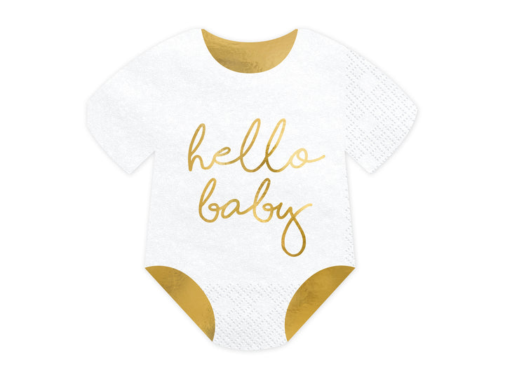 Hello Baby Romper Napkins