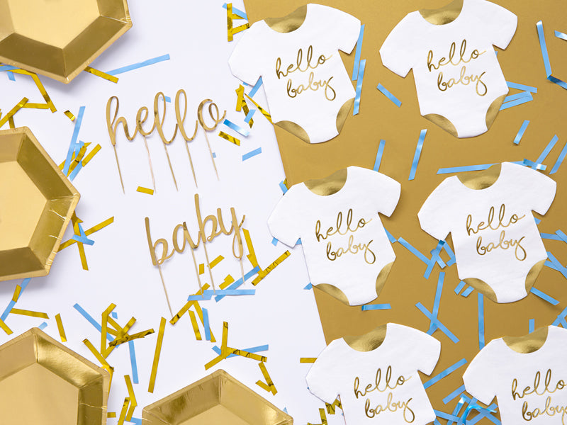 Hello Baby Romper Napkins