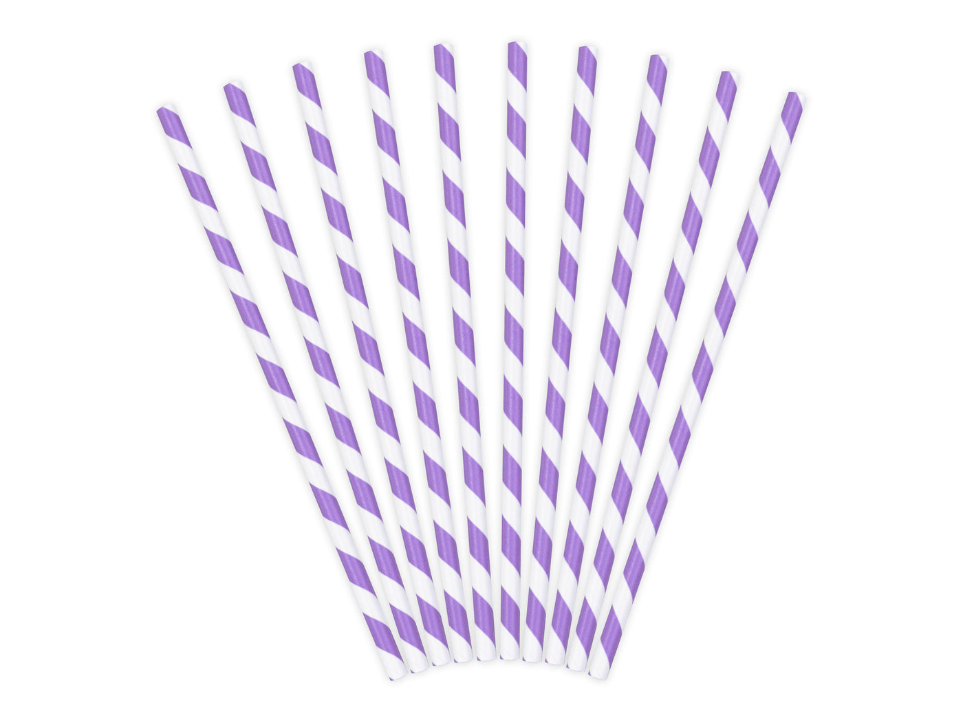 Paper Straws, lilac stripe