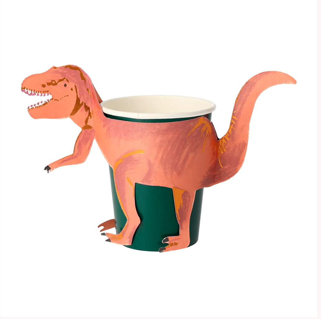 T-Rex Party Cups Set of 8