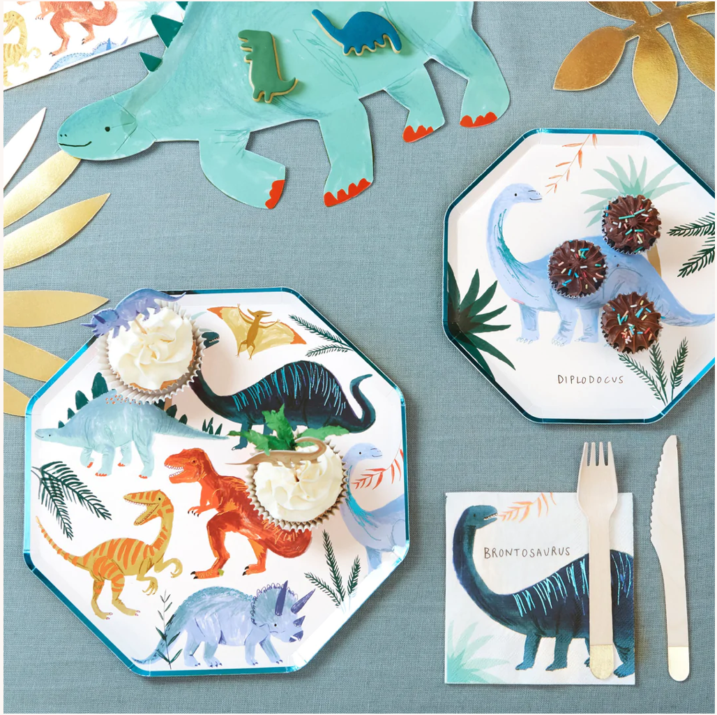 Dinosaur Dinner Plates Set of 8