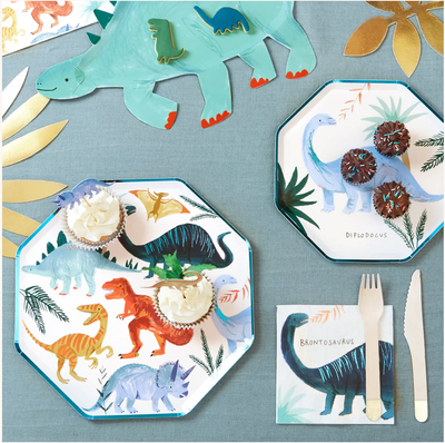 Dinosaur Dinner Plates Set of 8