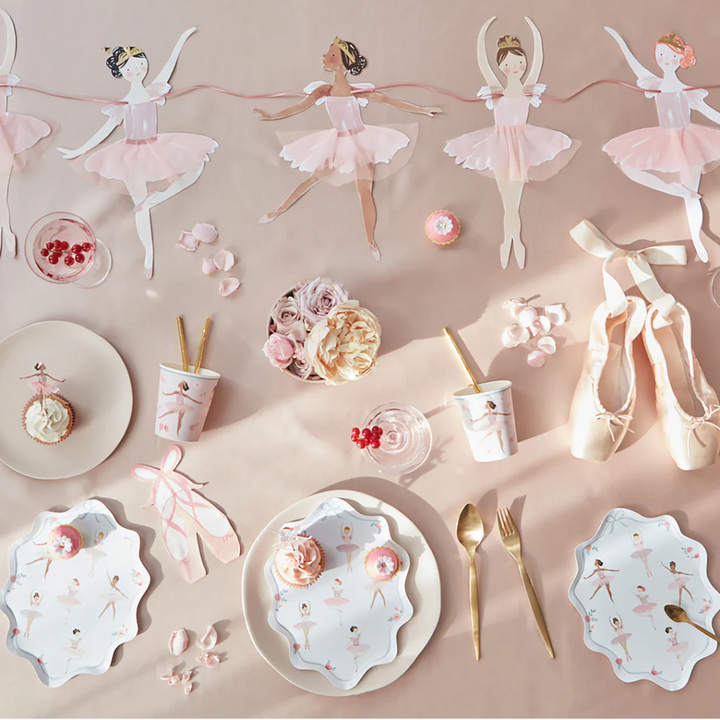 Ballerina Plates Set of 8