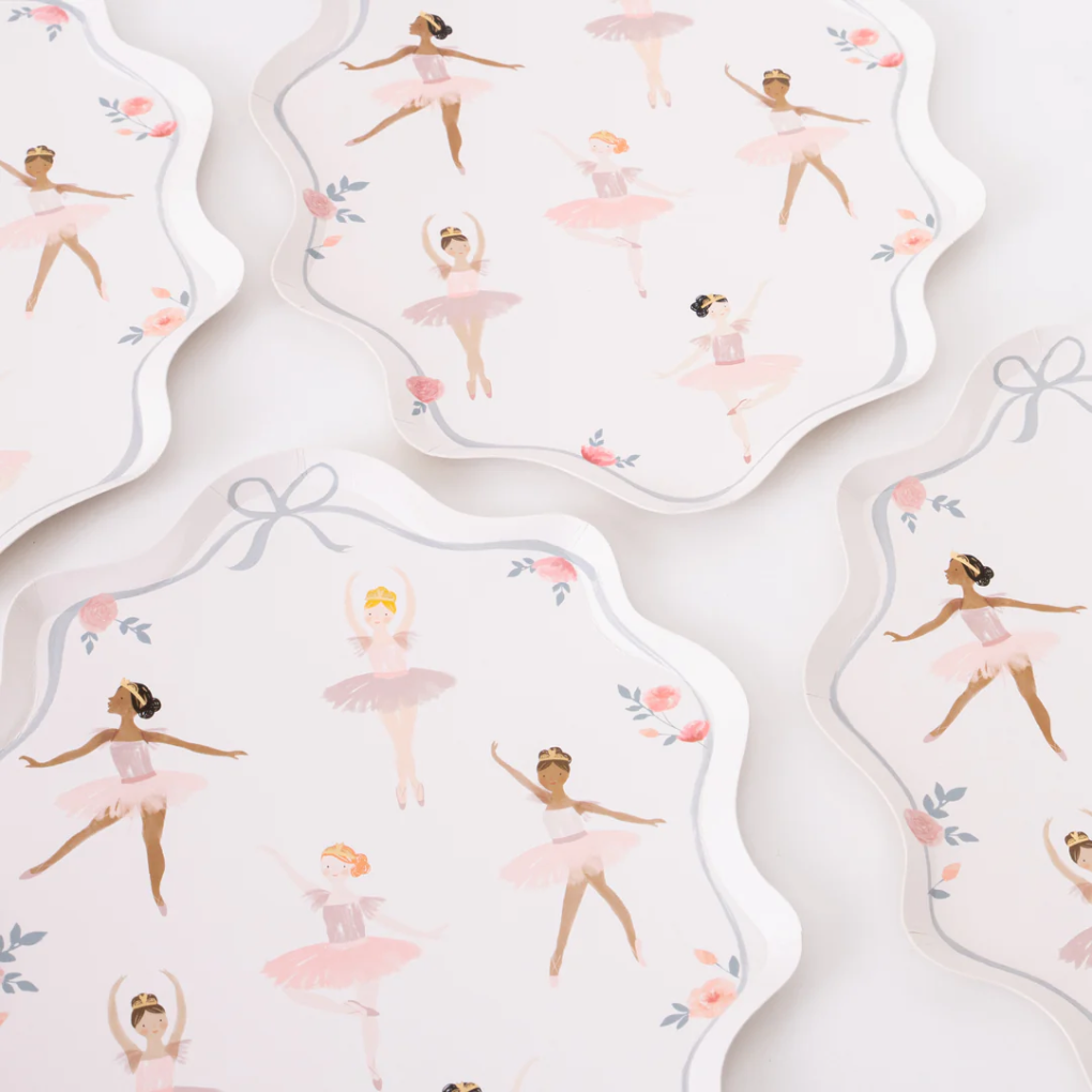 Ballerina Plates Set of 8