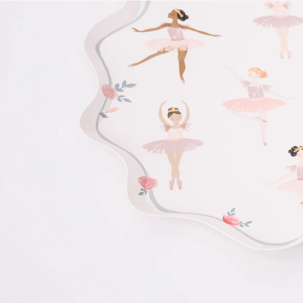 Ballerina Plates Set of 8