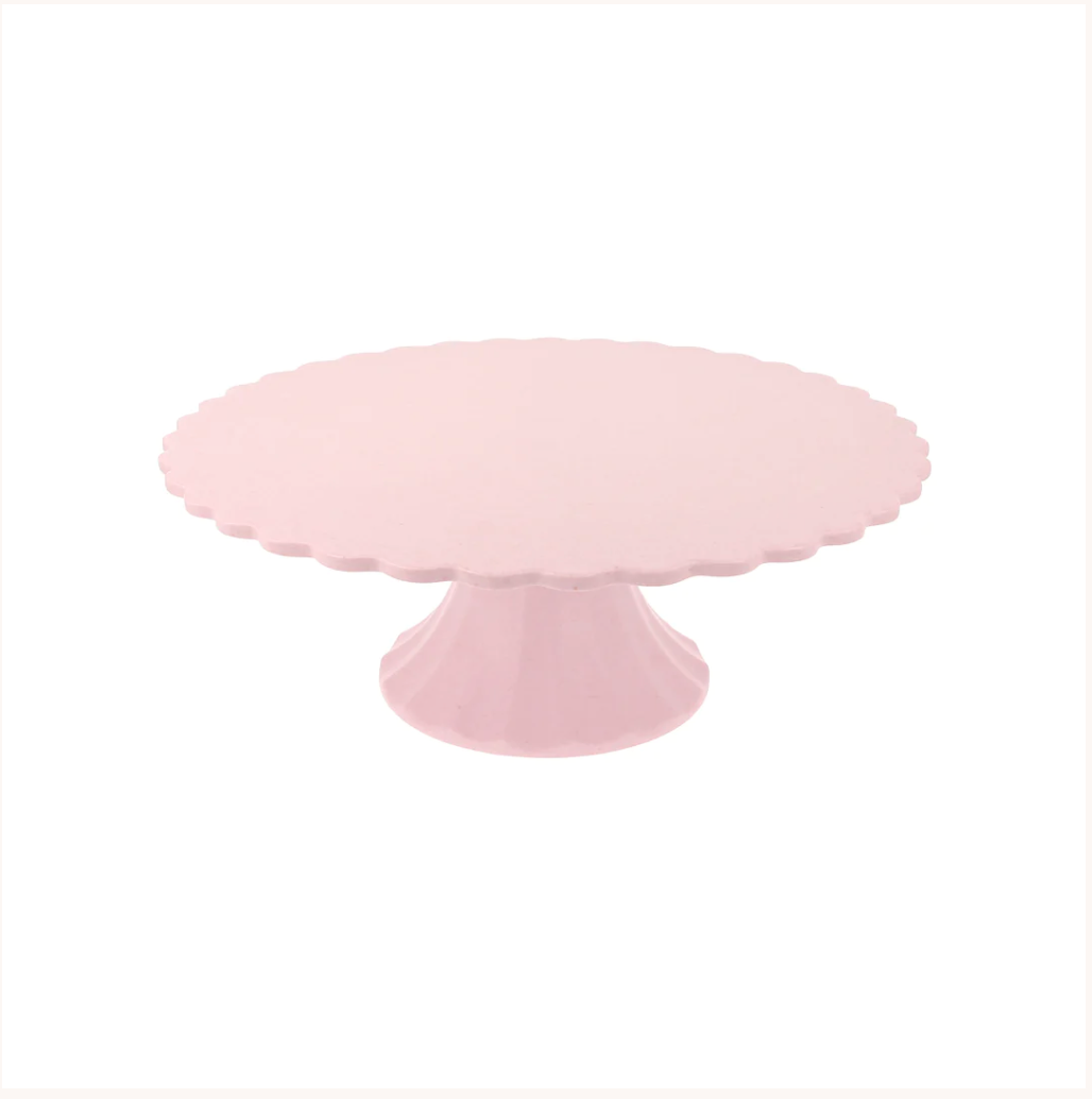 Pink Bamboo Cake Stand (medium)