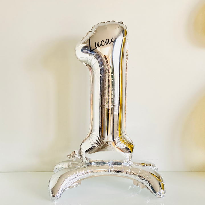 Personalized Standing Number Balloon