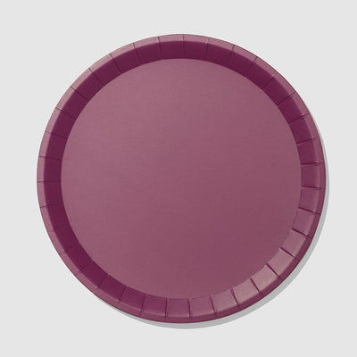 Plum Classic Plates (two sizes) Set of 10