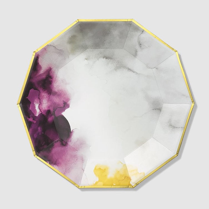 Roar + Rabbit Watercolour Plates (two sizes) Set of 10