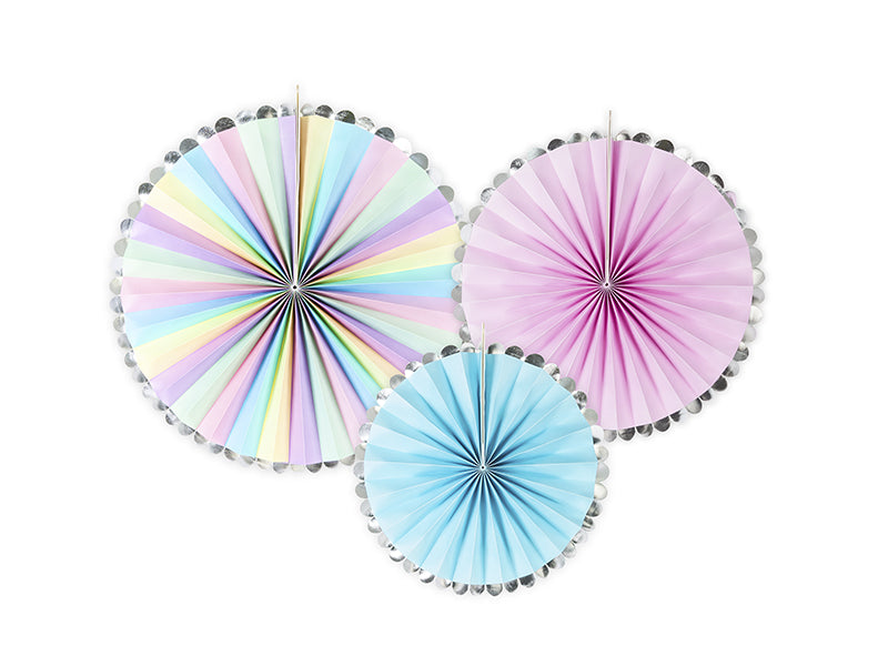 X - Decorative Paper Fan Unicorn, mix