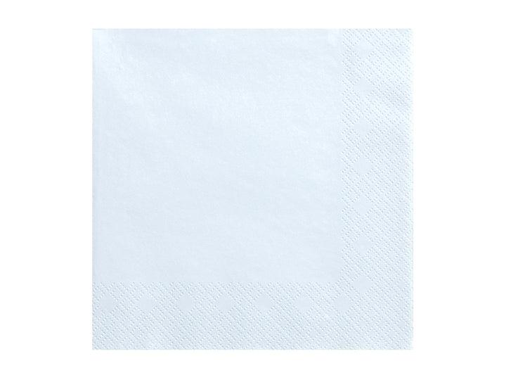Napkins, light sky-blue