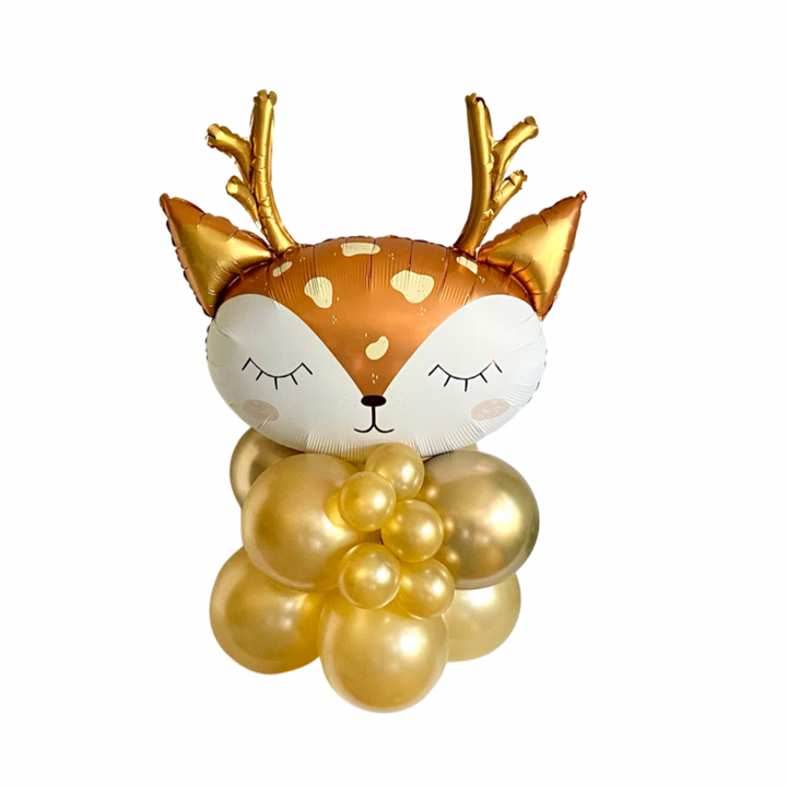 Woodland Deer Balloon Column