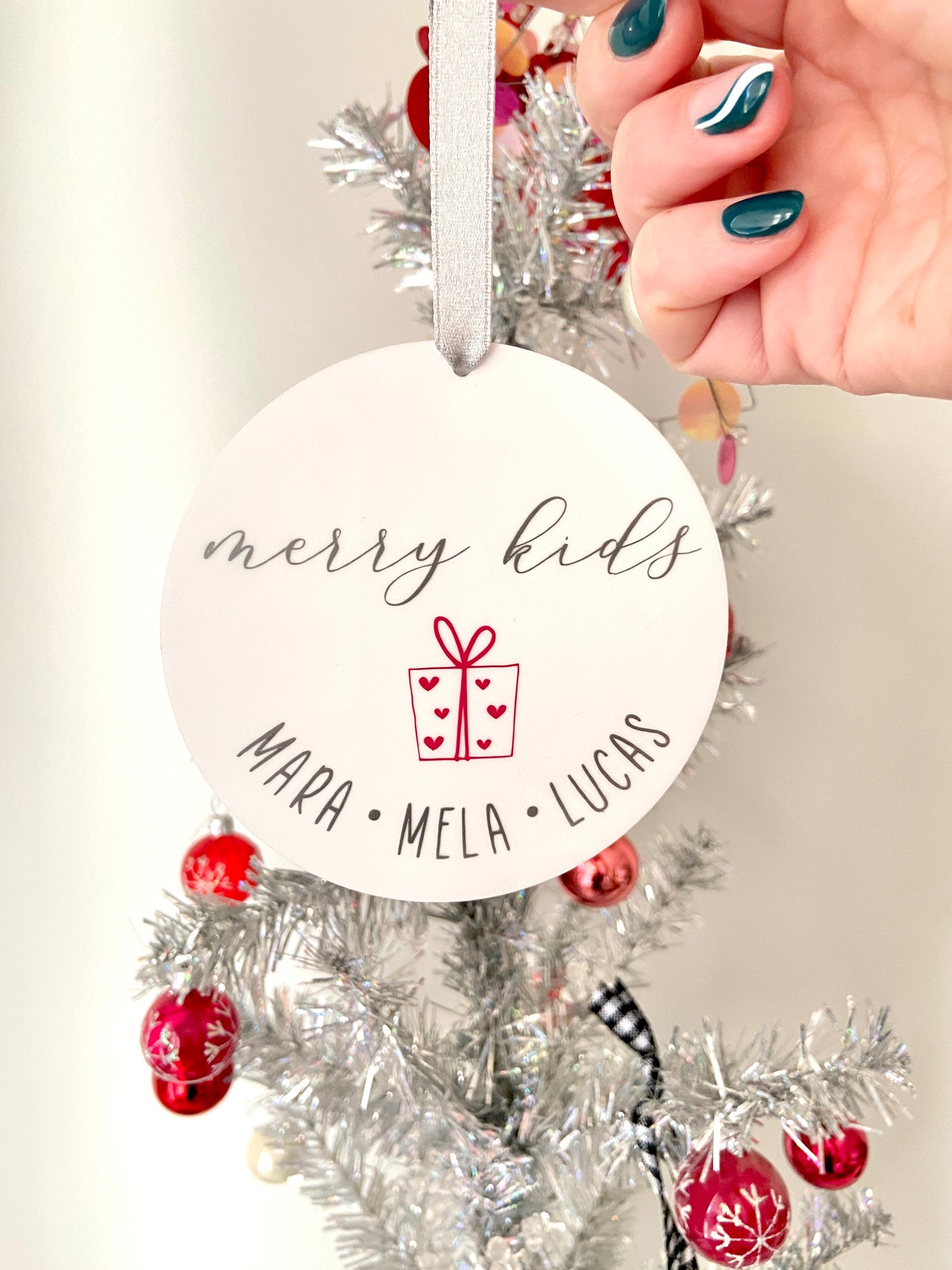 Personalized Merry Kids Ornament