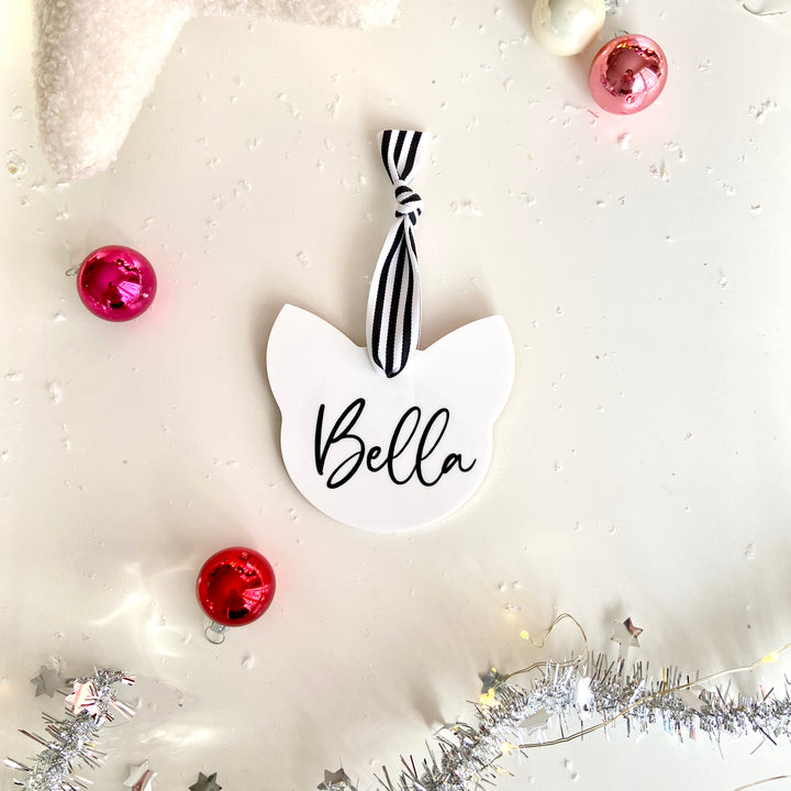 Personalized Cat Ornament