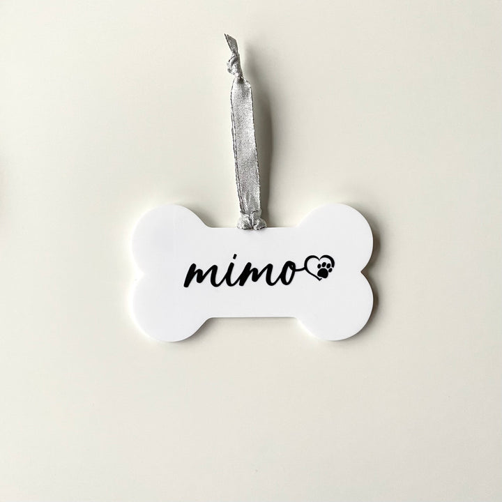 Personalized Dog Bone Ornament