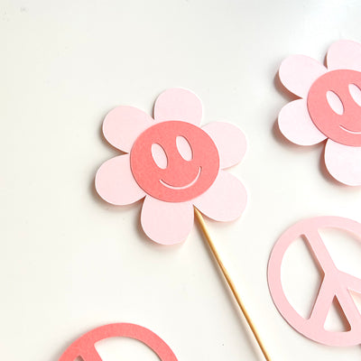 Smiley Face Daisy Toppers
