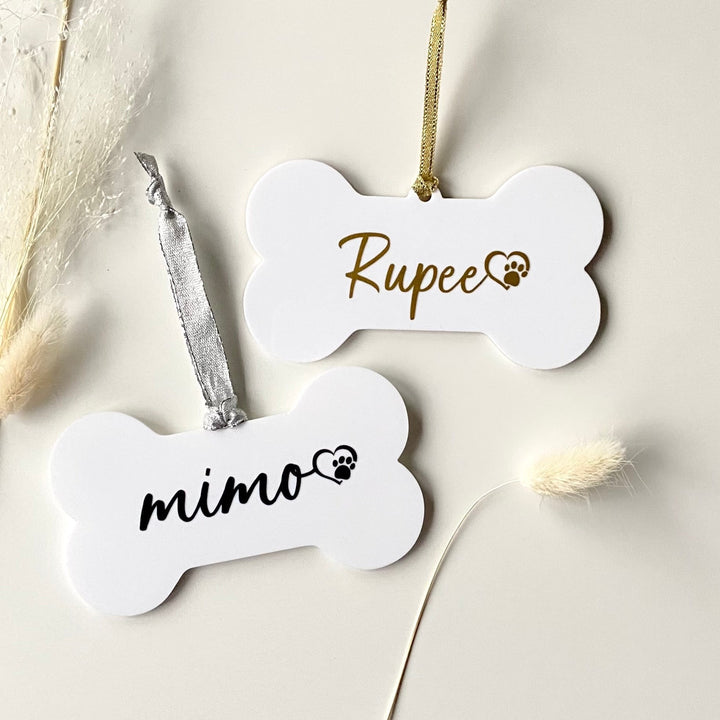 Personalized Dog Bone Ornament