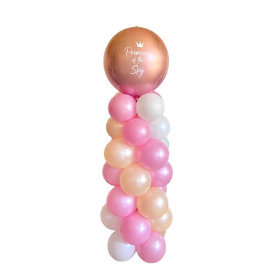 Orbz Balloon Tower, pink peach
