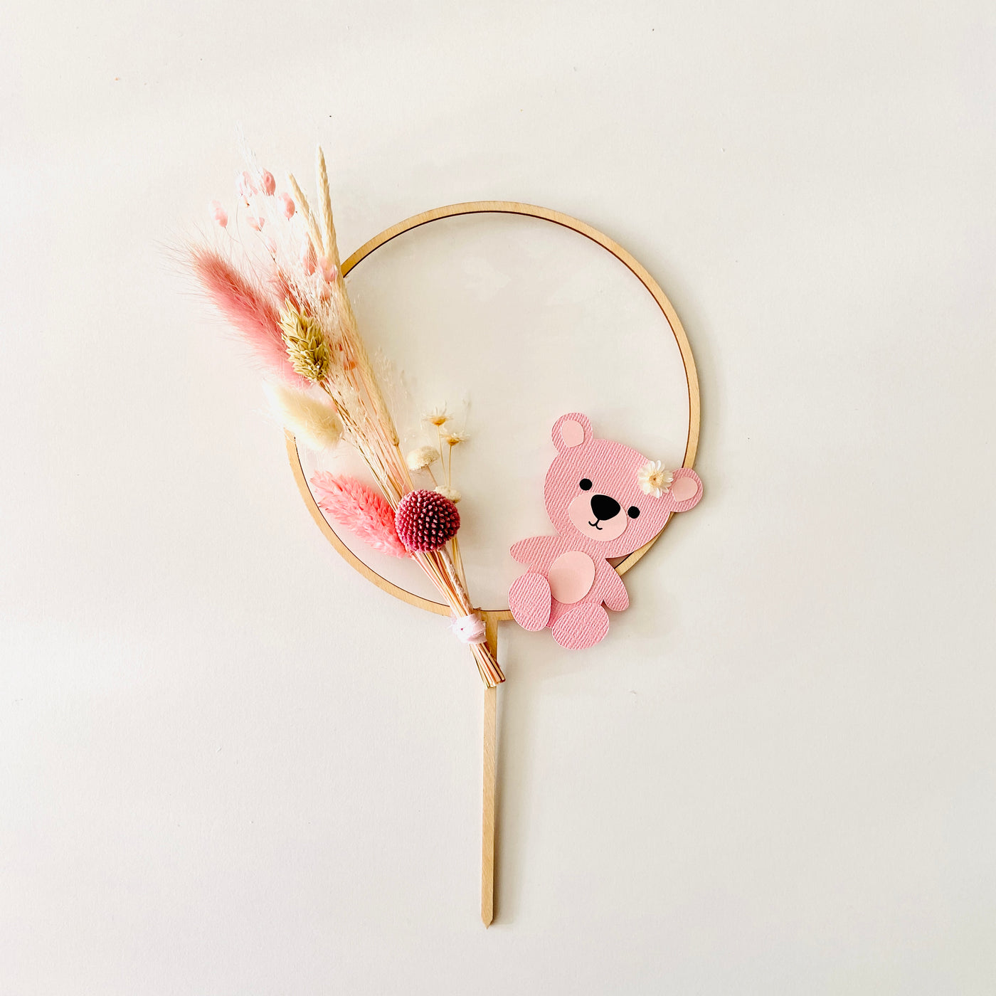Baby Bear Floral Topper