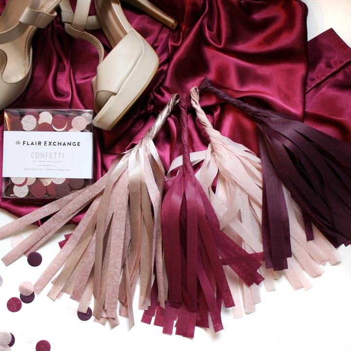 Tissue Paper Tassel Garland Kit - Sultry